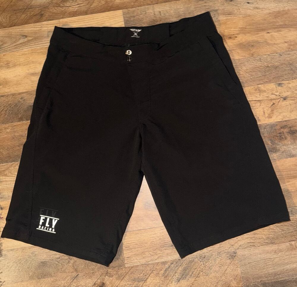 Fly racing men’s black maverick bike shorts